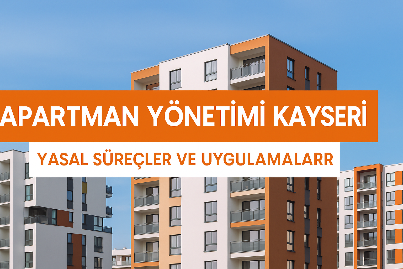 Apartman Yönetimi Kayseri: Yasal Süreçler ve Uygulamalar